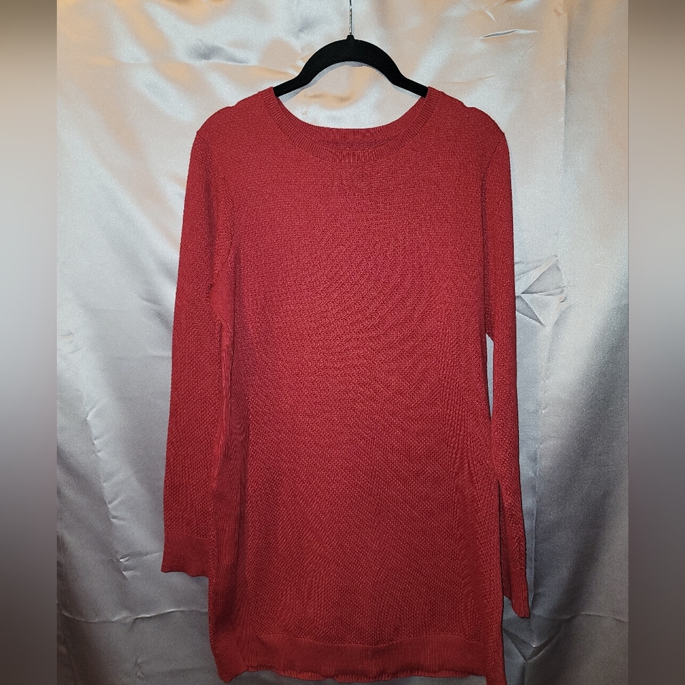 Winter Sale Duluth Trading Maroon Long Sleeve Pullover Tunic Sweater. Size M